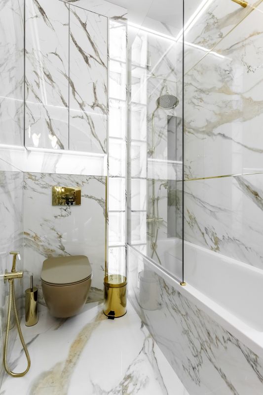 Marble Accents and High-End Fixtures